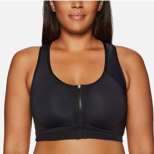 😍Nwot Arabella size Xl front zip sports bra